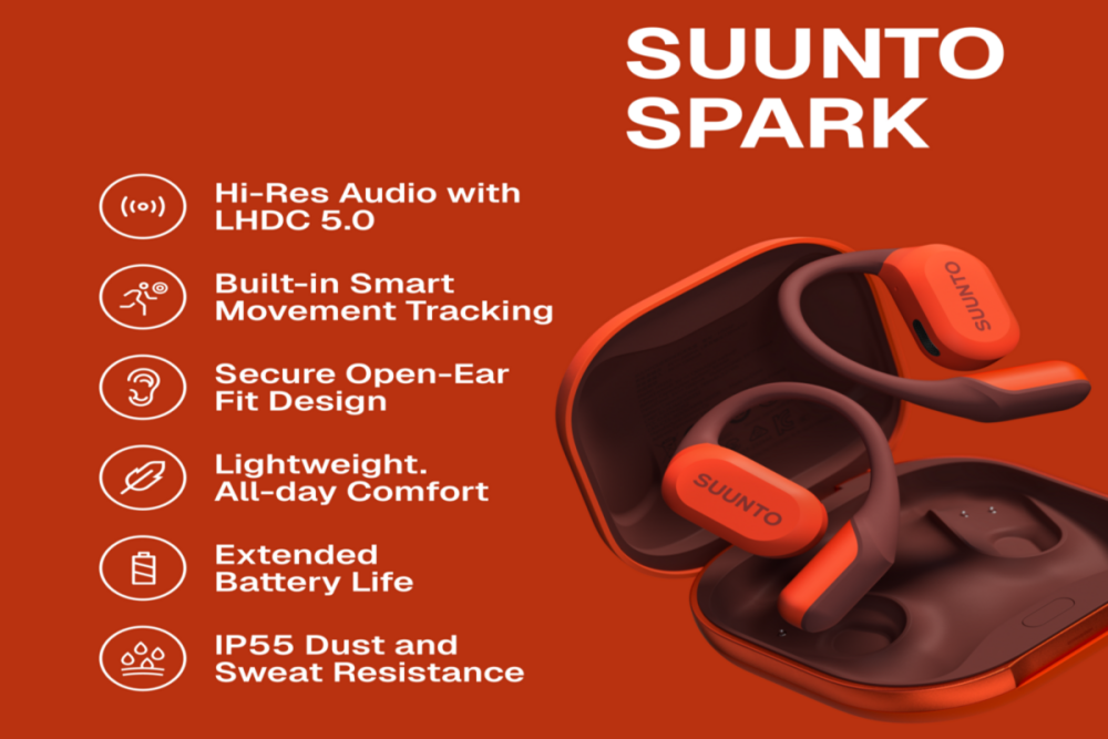 Słuchawki Suunto Spark Coral Orange