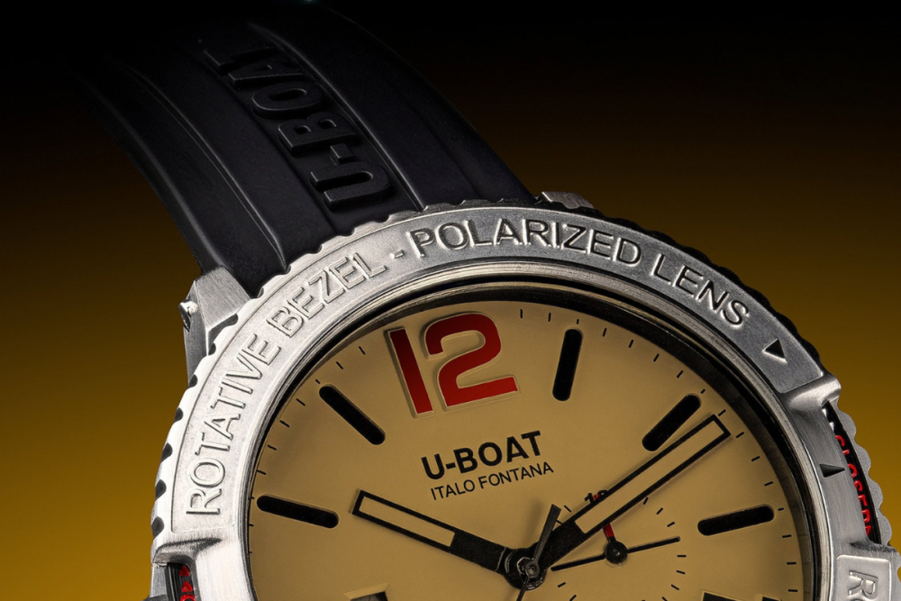 U-Boat Polarized Dark Mistery 47 mm tarcza