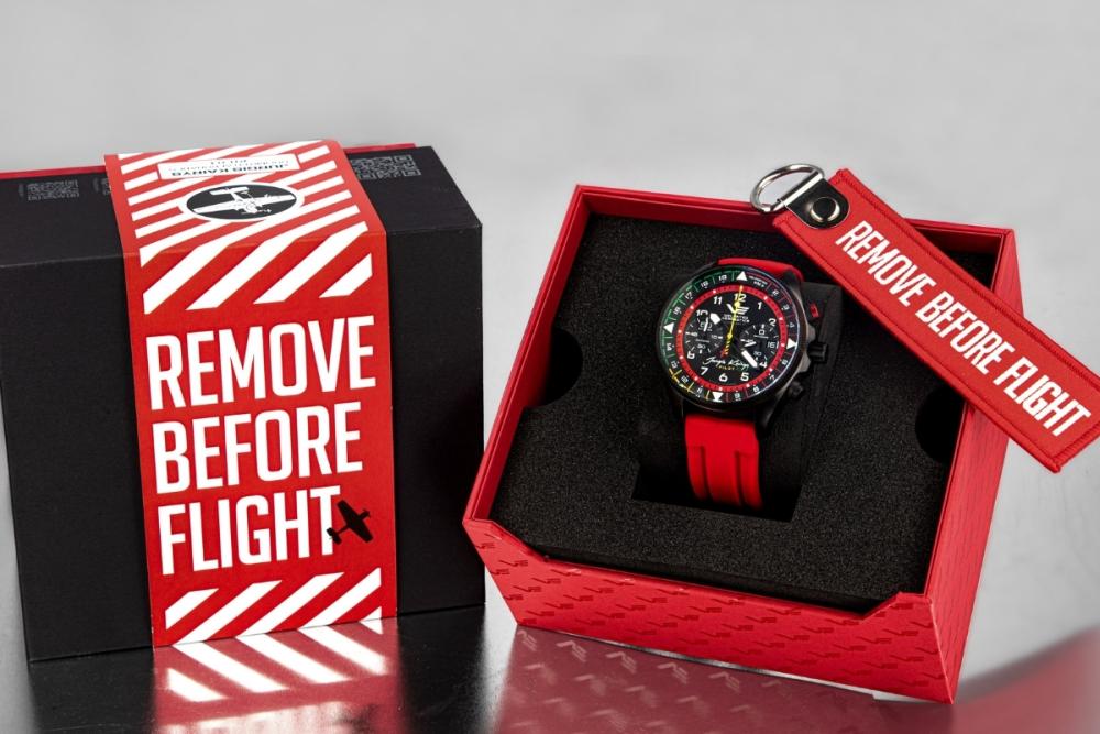 zestaw Vostok Europe Jurgis Kairys Unlimited Aerobatics Chronograph Limited Edition SET