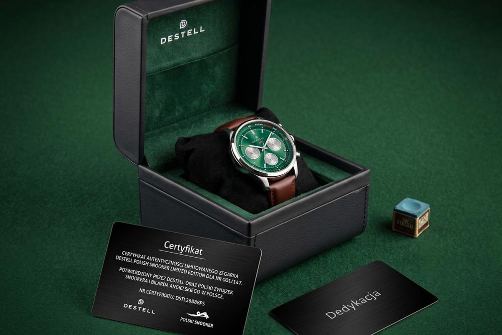 DESTELL Polish Snooker Premium Chronograph Limited Edition w pudełku