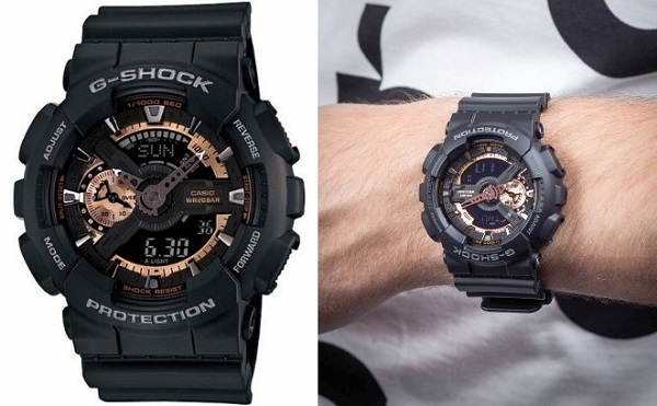 zegarek Casio G-Shock GA-110RG-1AER kolaż