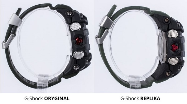 G-Shock GWG-1000-1A3ER oryginał i podróbka koronka