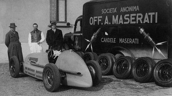 Pierwszy samochód Maserati