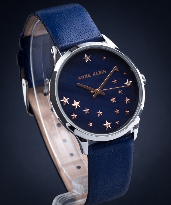 zegarek damski Anne Klein silver tone ak-3247rtdb