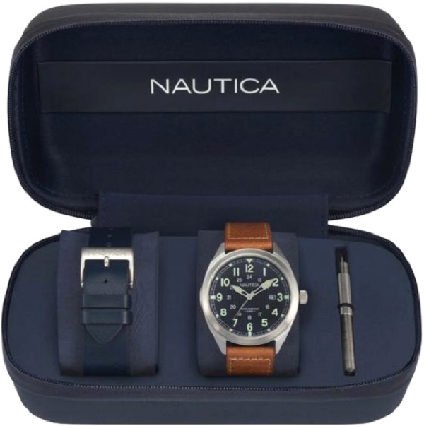 Zegarek męski Nautica Battery Park Box Set