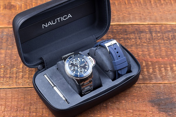 Zegarek męski Nautica Bayside Set Box