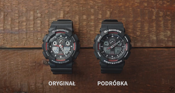 Zegarki G-Shock podróbka vs oryginał GA-100-1A4