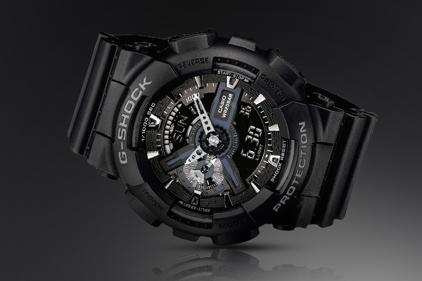 Oryginał vs podróbka zegarek męski G-Shock GA-110-1BER pudełko