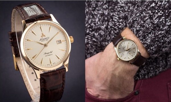 zegarek męski Atlantic Seagold 95743-65-31 kolaż