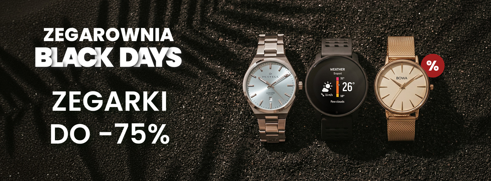 Black Days wystartowały! Zegarki do -75%