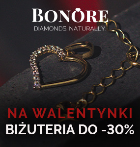 Walentynkowa promocja Bonore – biżuteria 30% taniej! ✨