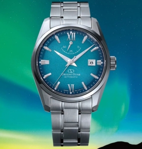 Orient Star świętuje 75 lat na rynku. Jubileuszowy Contemporary Date Automatic 75th Anniversary Limited Edition z tarczą inspirowaną zorzą polarną