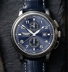 Aviator Douglas Chronograph – elegancja kabin First Class na Twoim nadgarstku