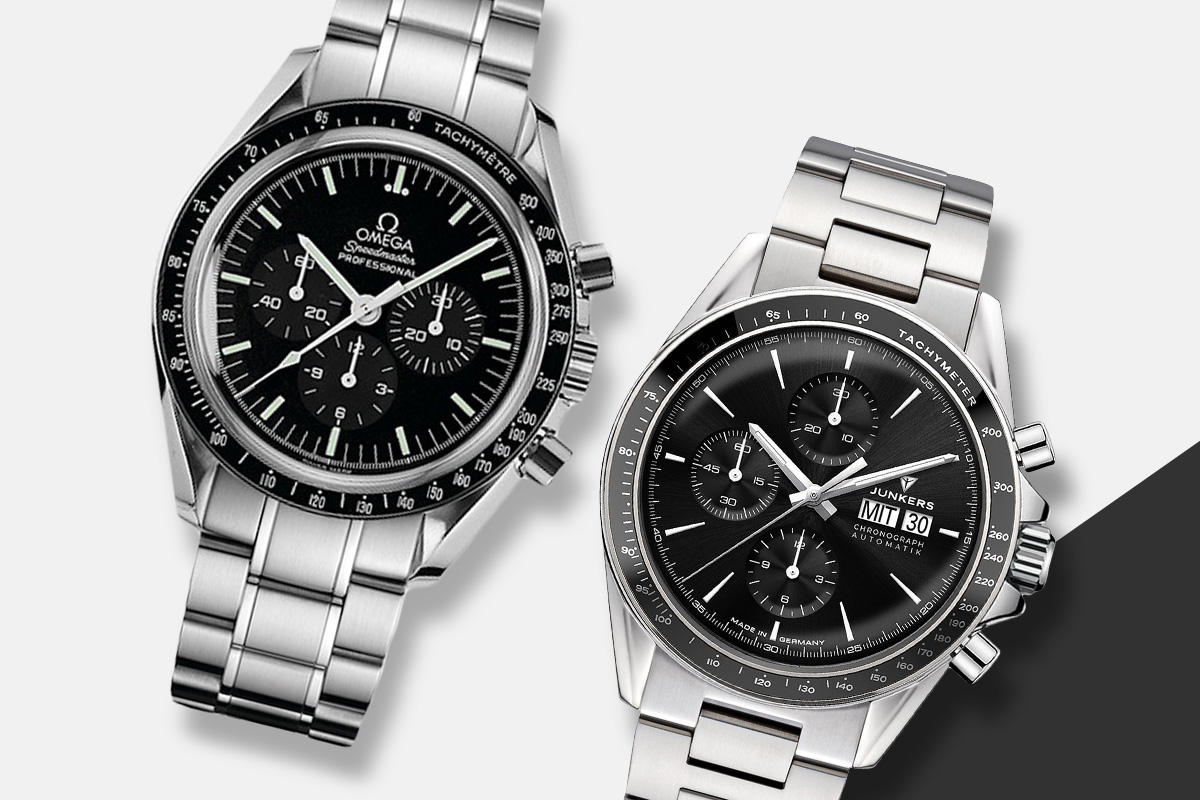 Junkers JUMO Chronograph oraz Omega Speedmaster