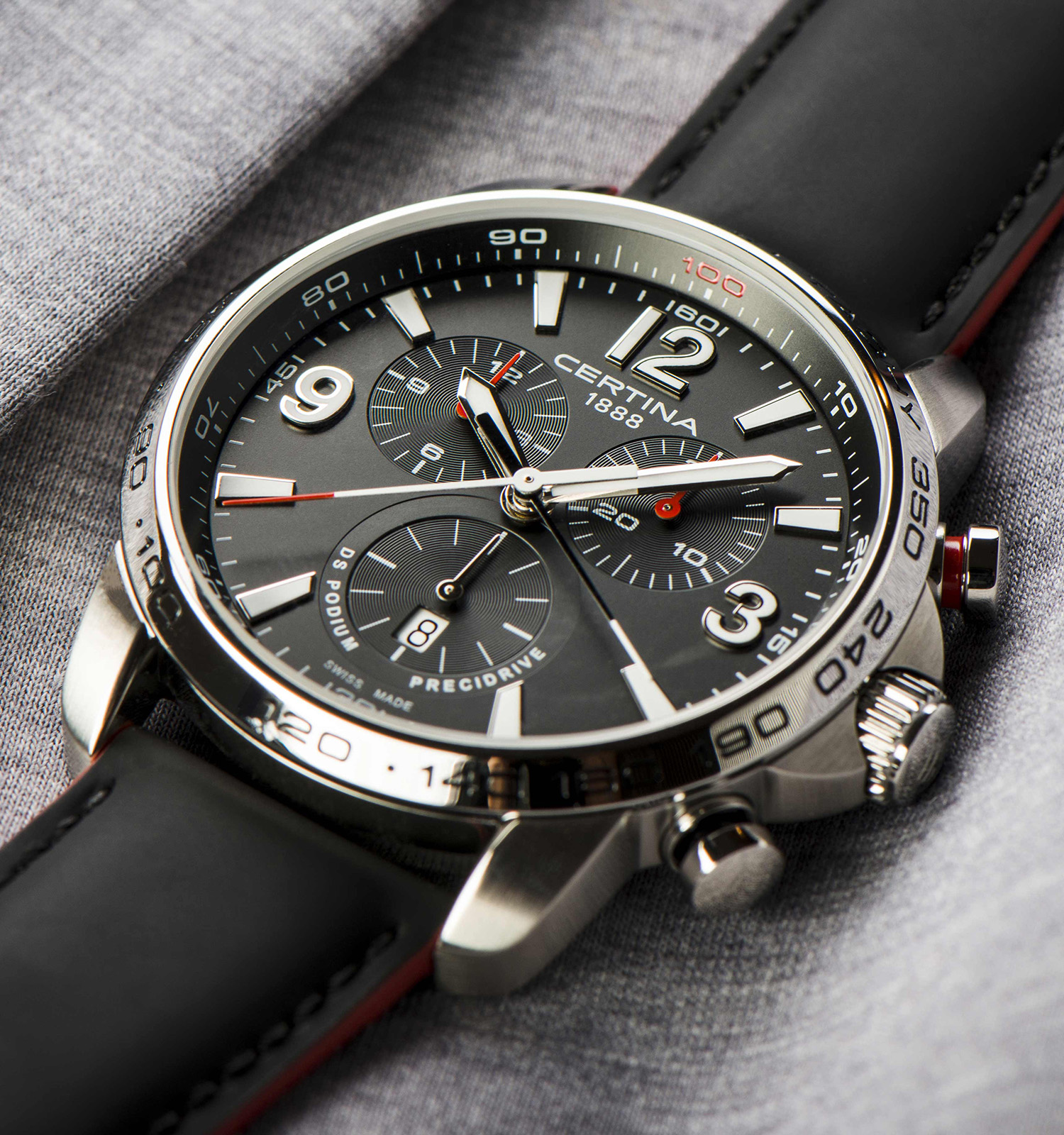Zegarek męski Certina Sport DS Podium Big Chrono