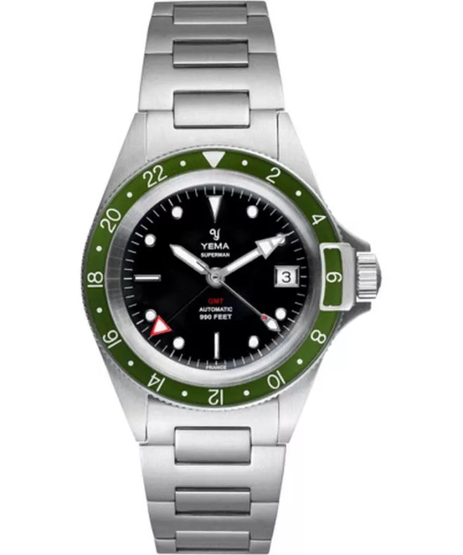 Zegarek męski Yema Superman GMT YSUPGMT2020B39-AMS