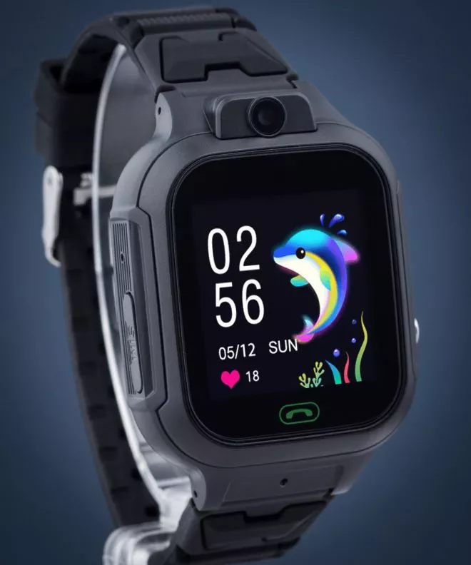 Smartwatch dziecięcy Pacific 33 4G LTE SIM Black Outlet PC00322-WYP240485
