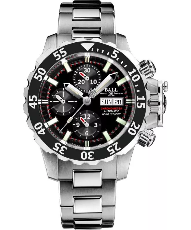 Zegarek męski Ball Engineer Hydrocarbon NEDU Chronometer Automatic Titanium Chronograph DC3226A-S4C-BK