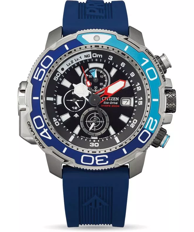 Zegarek Męski Citizen Promaster Marine Aqualand Eco-Drive Diver BJ2169-08E