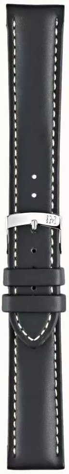 Pasek Morellato Castagno Grana Calf Black 22mm A01U3687934019CR22