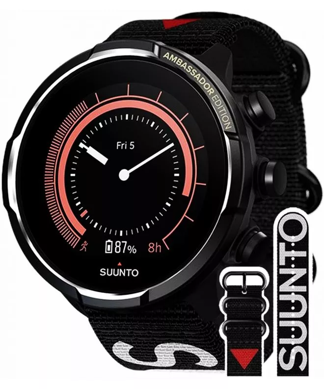 Zegarek Suunto 9 Baro Titanium Ambassador Edition Wrist HR GPS (2 paski) SS050438000