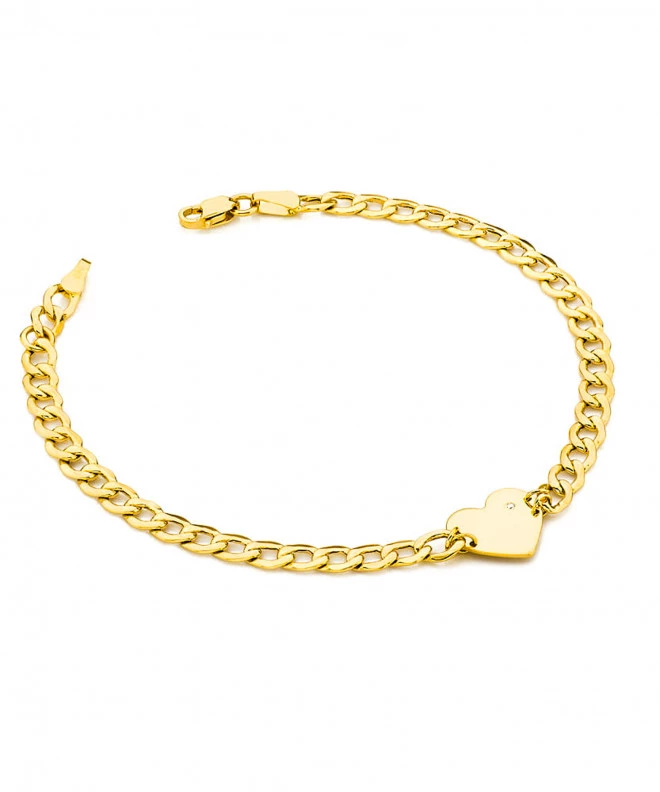 Bransoletka Bonore ze Złota próby 585 z diamentem 0,005 ct 173510