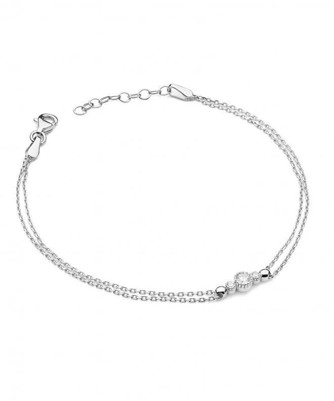 Bransoletka Bonore ze Złota próby 585 z diamentem 0,13 ct 173458