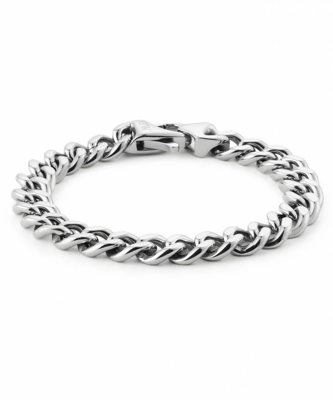 Bransoletka Daniel Wellington Ellipse Cuban Chain Silver S DW00401663