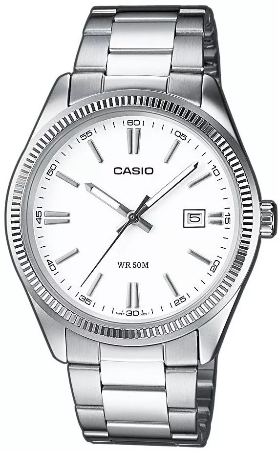 Zegarek męski Casio MTP Outlet biały MTP-1302D-7A1VEF WYP221334