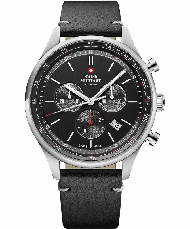 Zegarek męski Swiss Military by Chrono Quartz Chrono Tachymeter SET Outlet SM34081.06-WYP230172