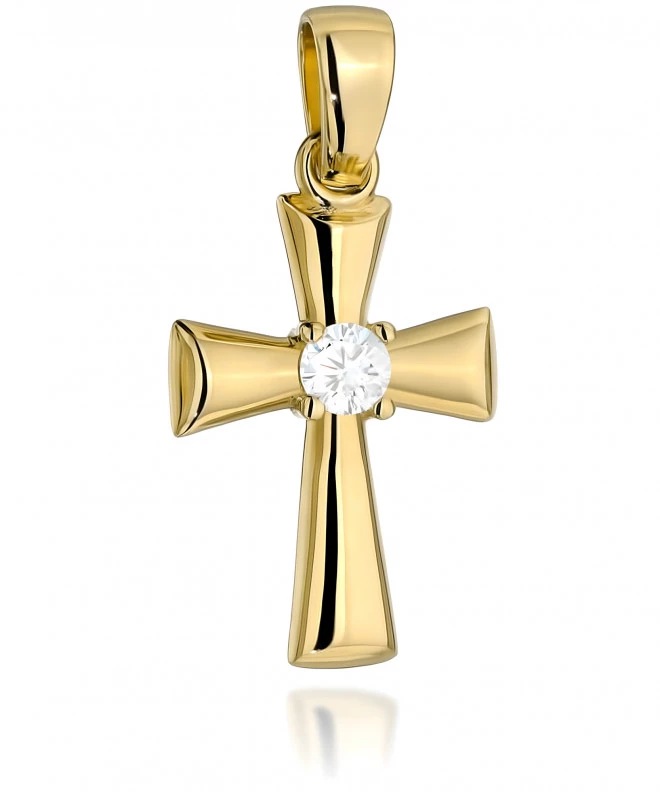 Krzyżyk Bonore ze złota próby 585 147893