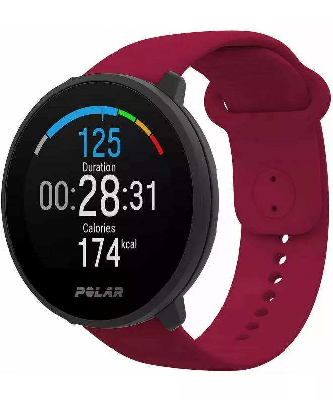 Zegarek sportowy Polar Unite czerwony Outlet 725882059488-WYP240189