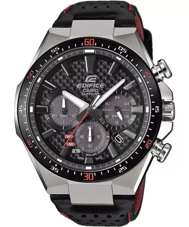 Zegarek Casio EDIFICE Premium Carbon Dial Sapphire Solar EFS-S520CBL-1AUEF