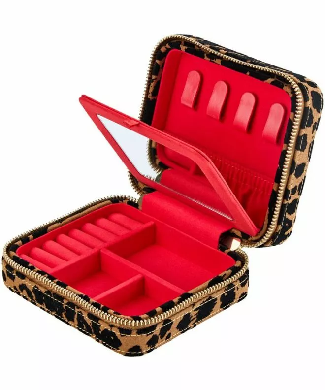 Etui na biżuterię Wolf Savanna Leopard zamykane na zamek 395011