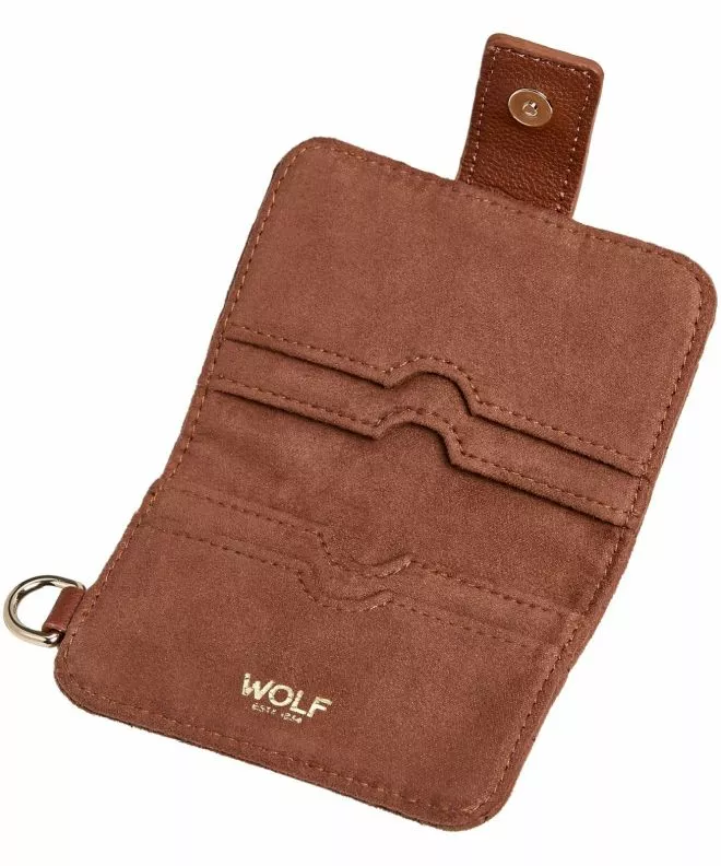 Etui na karty Wolf Mimi Swirl Nutshell Brown 769606