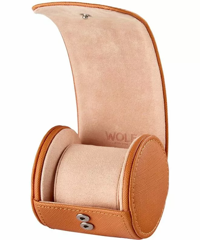 Etui podróżne Wolf Seltzer Single Watch Roll Travel Orange Peach na 1 zegarek 680138