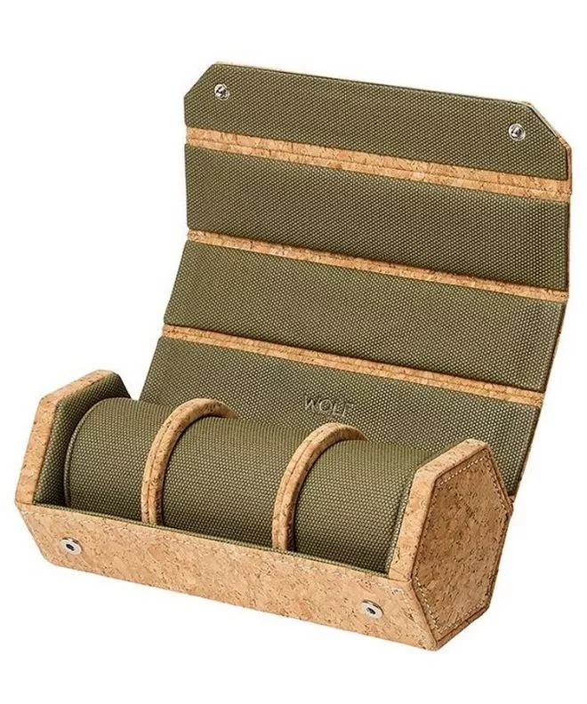 Etui Wolf Cortiça na 3 zegarki 668361