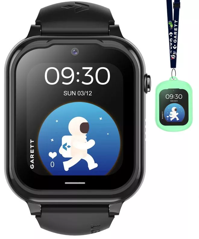 Smartwatch dziecięcy Garett Kids Essa GO 4G Czarny 5904238486498