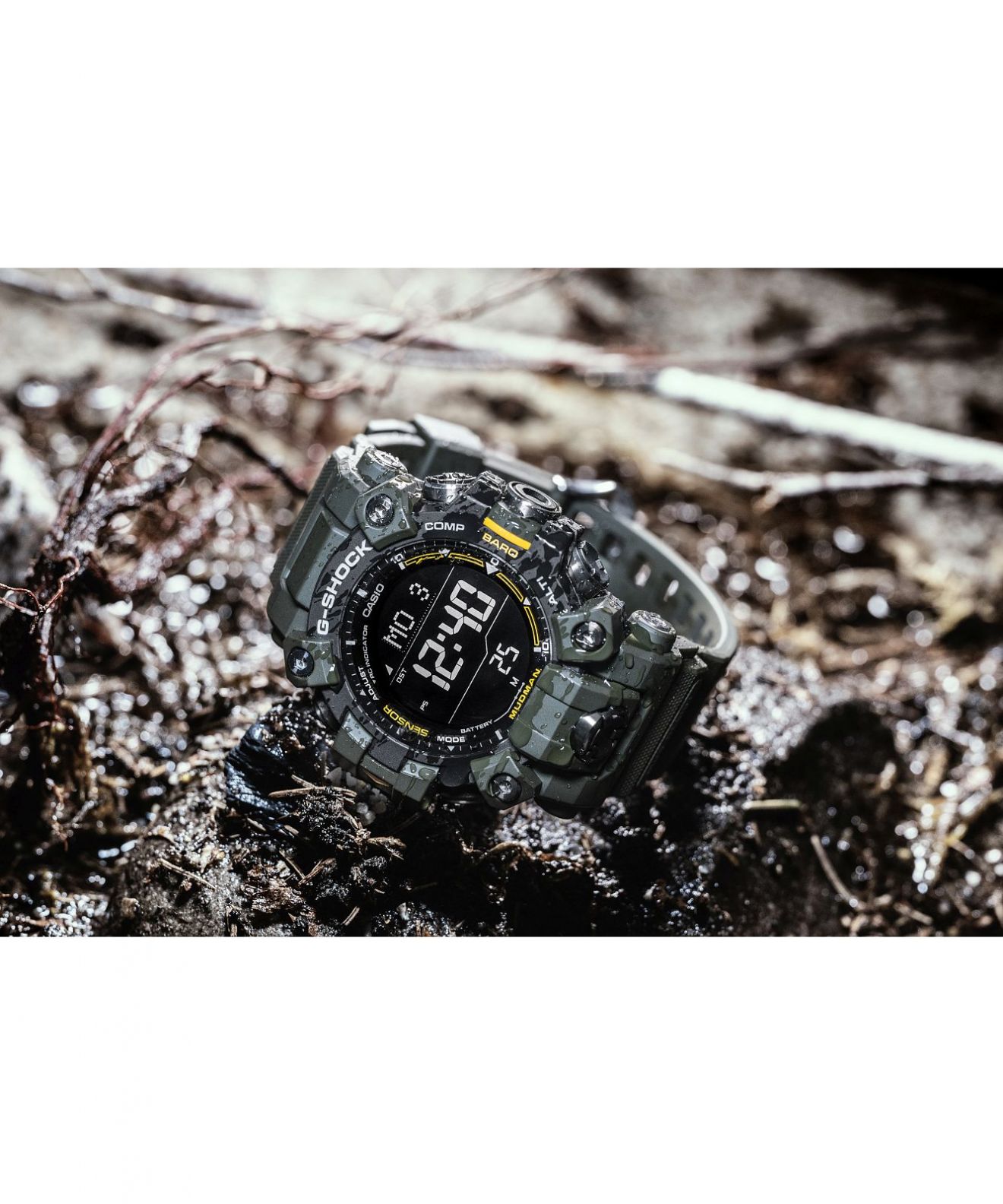 Lunette De Rechange Casio G-Shock Mudman GW-9500-1 – Noire – Résine Biosourcée – Neuve