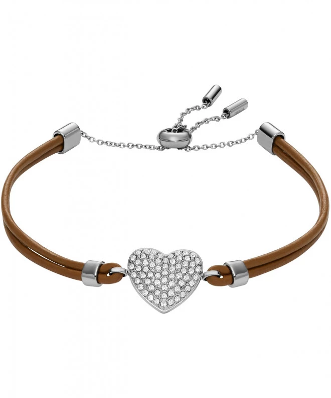 Bransoletka Fossil Sadie Glitz Heart JF04675040