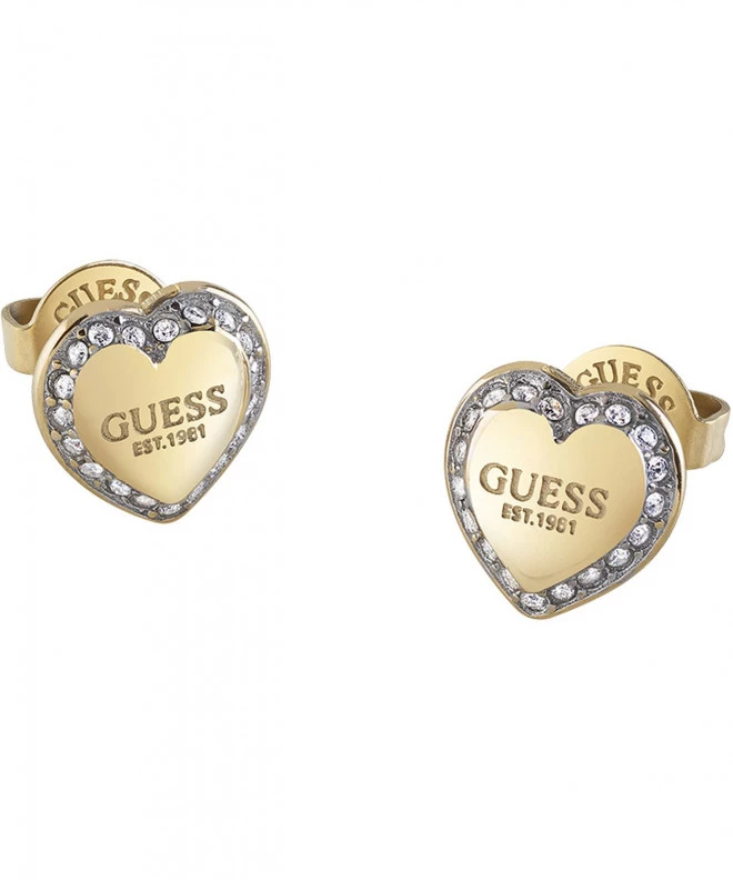 Kolczyki Guess Fine Heart JUBE01427JWYGT-U