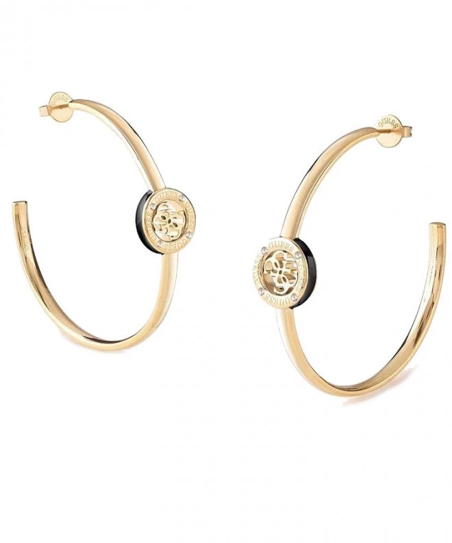 Kolczyki Guess 4G Loop JUBE02284JWYGBKT-U