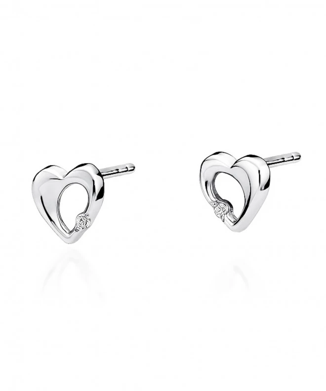 Kolczyki Bonore ze Złota próby 585 z diamentem 0,02 ct 173054