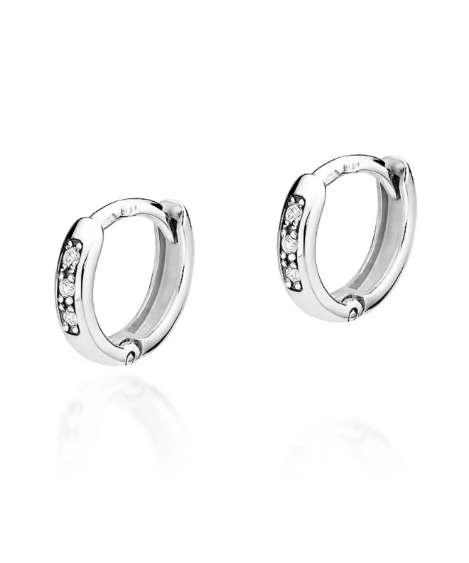 Kolczyki Bonore ze Złota próby 585 z diamentem 0,08 ct 173099