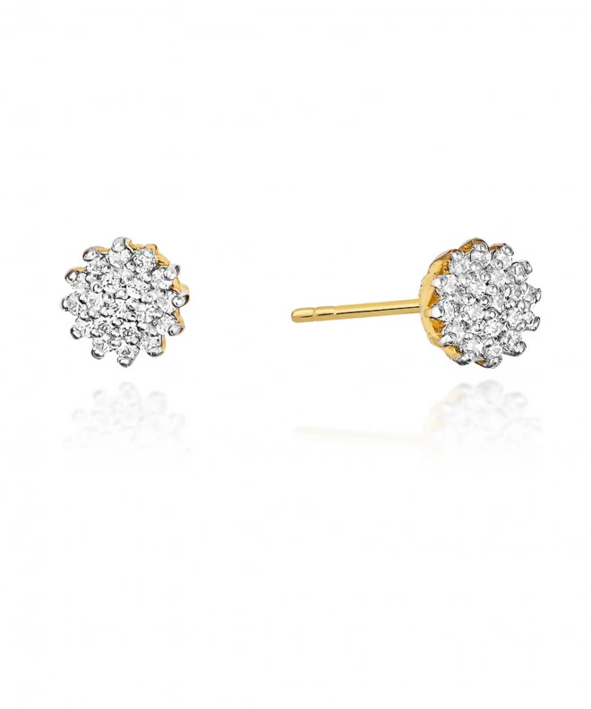 Kolczyki Bonore ze Złota próby 585 z diamentem 0,2 ct 173241