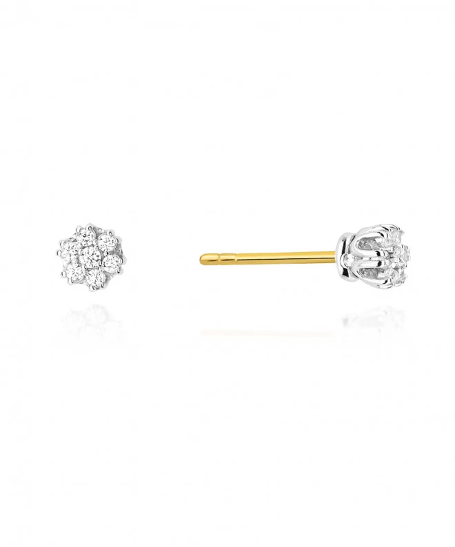 Kolczyki Bonore ze Złota próby 585 z diamentem 0,2 ct 173331