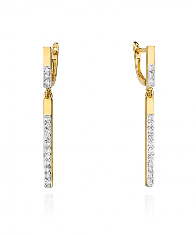 Kolczyki Bonore ze Złota próby 585 z diamentem 0,56 ct 173350
