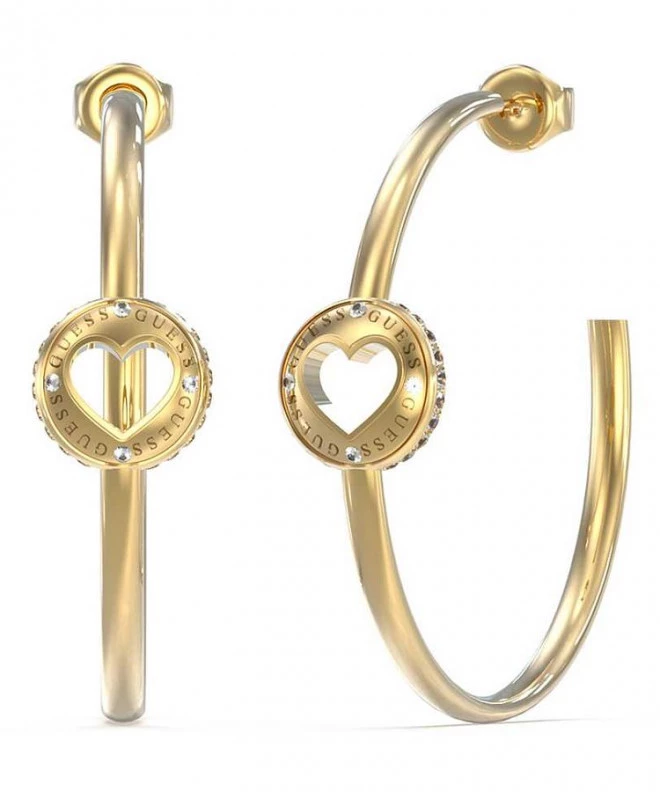 Kolczyki Guess Rolling Hearts JUBE03346JWYGT-U