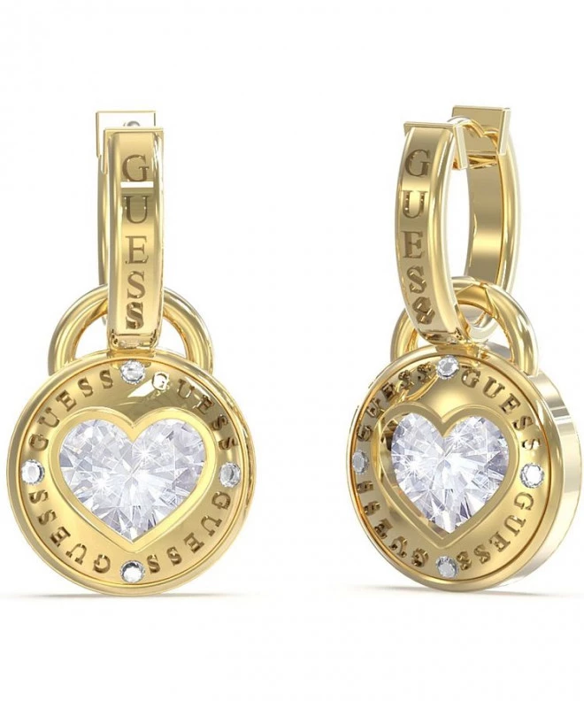 Kolczyki Guess Rolling Hearts JUBE03351JWYGT-U