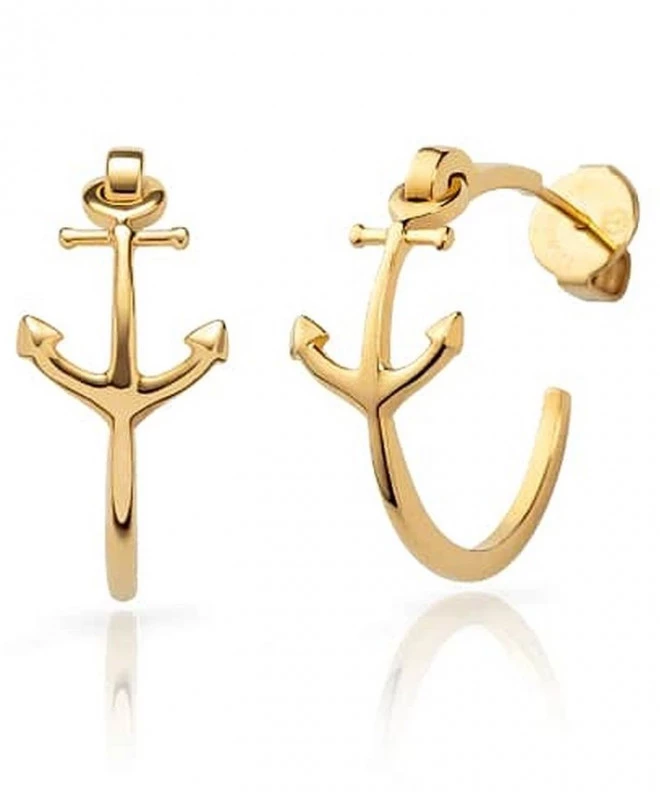 Kolczyki Paul Hewitt The Anchor II Gold PH-JE-1240